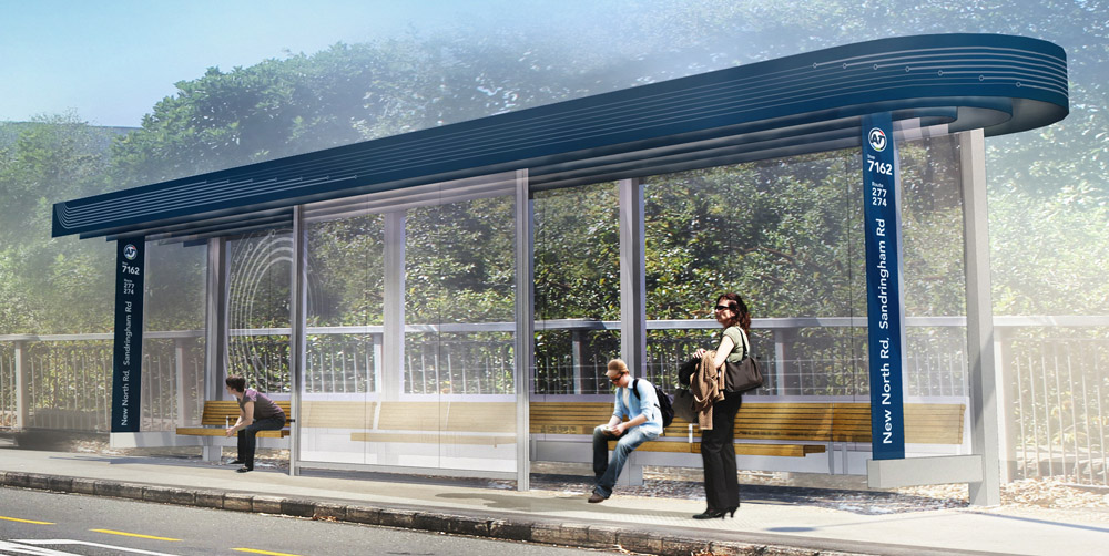 Auckland's New Bus Shelter Design - Greater Auckland