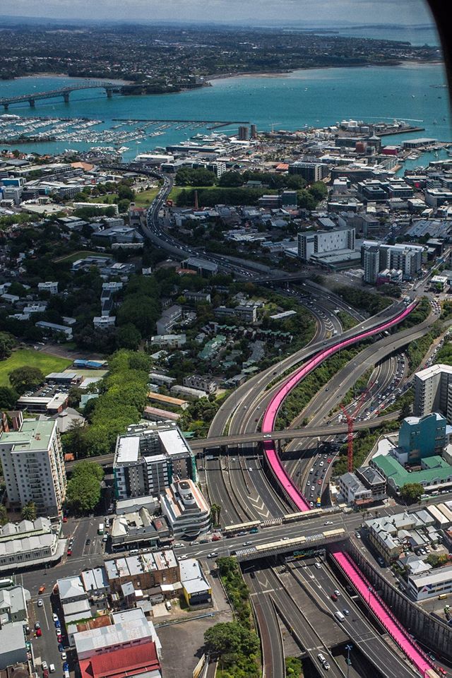 pink cycle trail